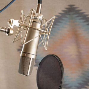 Audiobook recording in Santa Fe, New Mexico