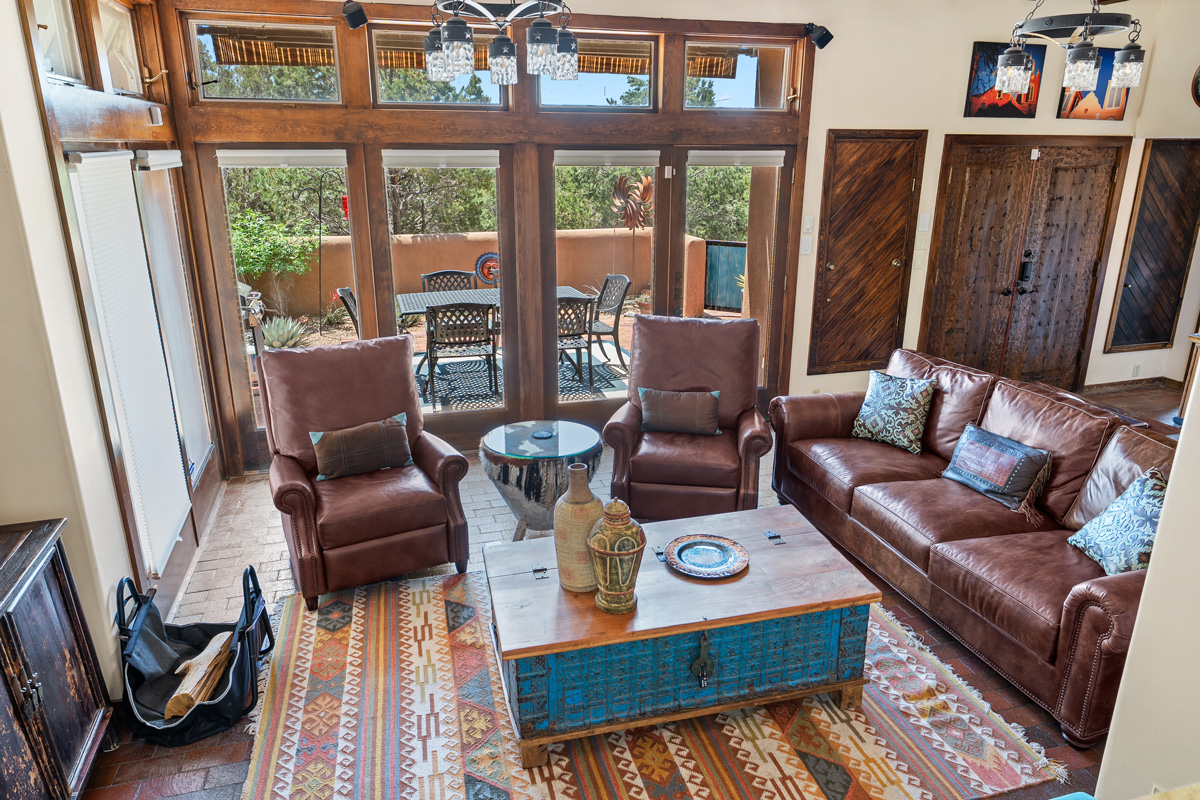 Santa Fe Airbnb photographer living room photo