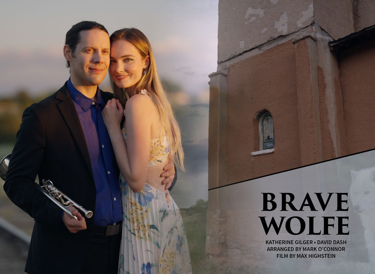 Poster for Brave Wolf, music video produced by Max Highstein
